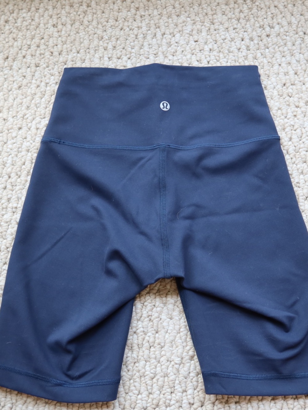 lululemon athletica Navy High-Rise Bike Shorts
